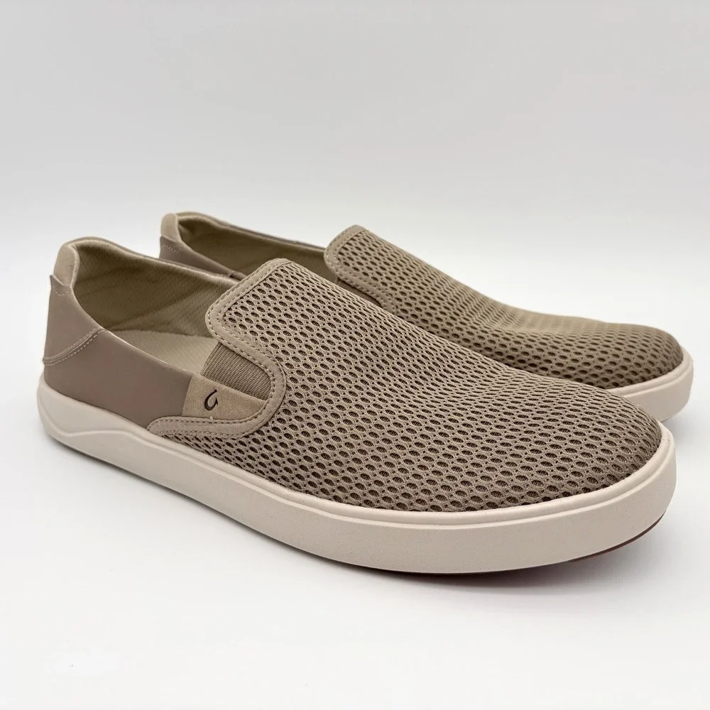 Olukai LAE'AHI Casual Shoes Mens Size 11.5 Clay Mesh Slip On
